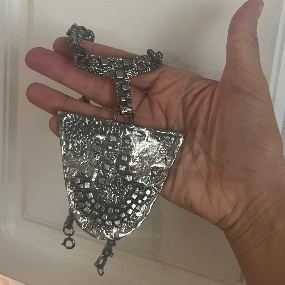 Robert larin brutalist 70s necklace